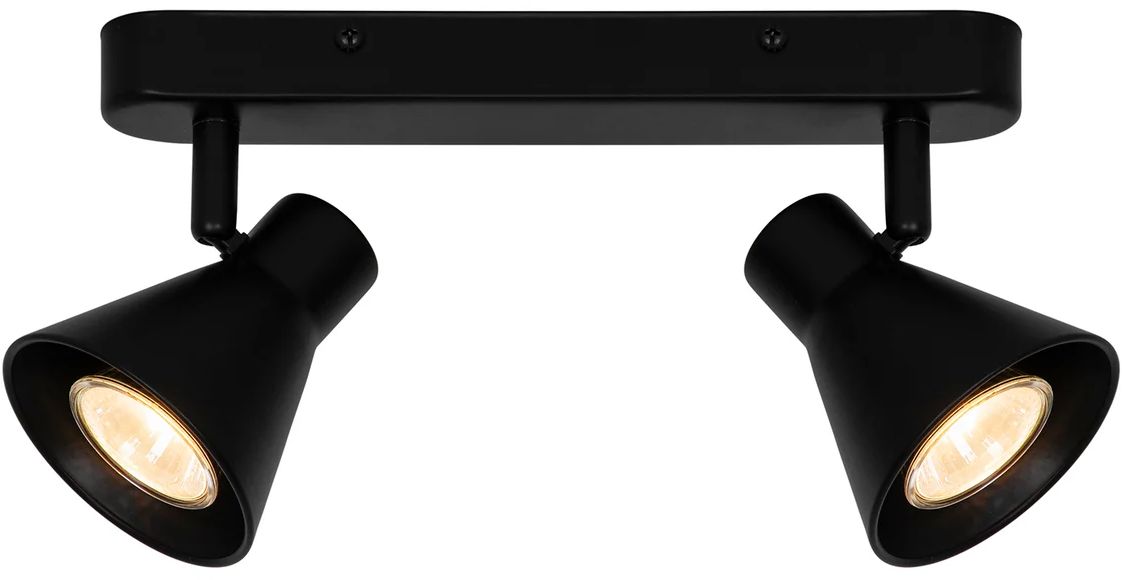 Nordlux Eik lámpara de techo 2x35 W negro 45770103