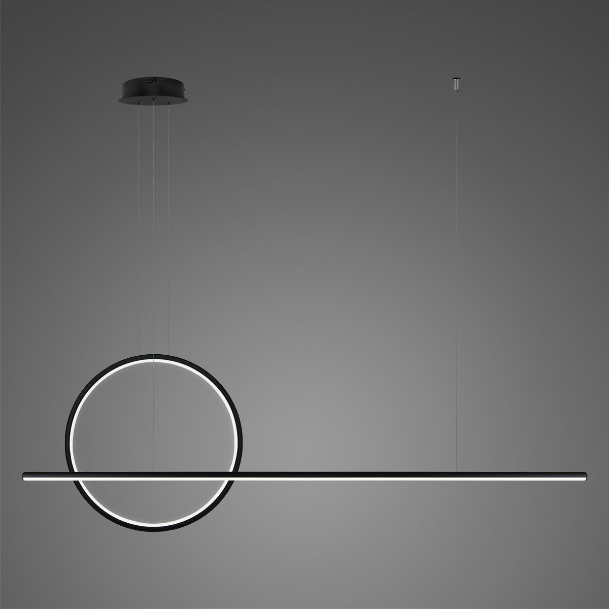 Altavola Design Linea lámpara colgante 2x23 W negro LA087/PX143_40_4k_black_dimm