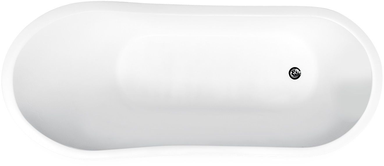 Besco Gloria bañera exenta 160x70 cm oval bicolor #WMMC-160-GLC