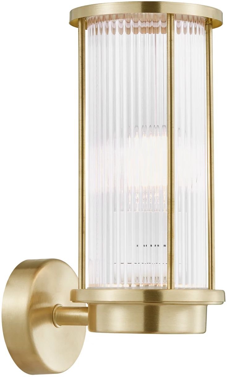 Nordlux Linton lámpara de pared para exteriores 1x15 W latón 2218281035