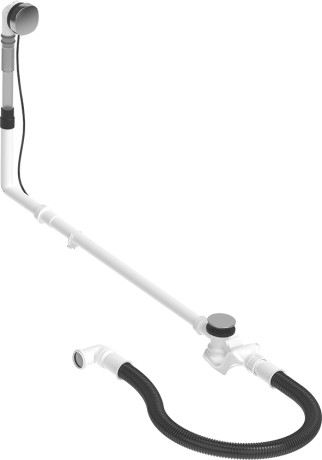 Duravit Quadroval sifón para bañera cromo 792210000001000