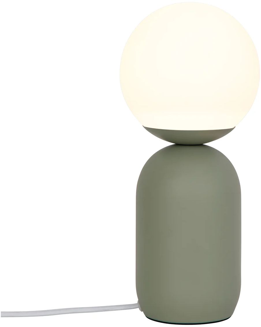 Nordlux Notti lámpara de sobremesa 1x25 W blanco-verde 2011035023