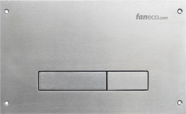 Faneco Slim botón de descarga para WC acero KKM08SNM