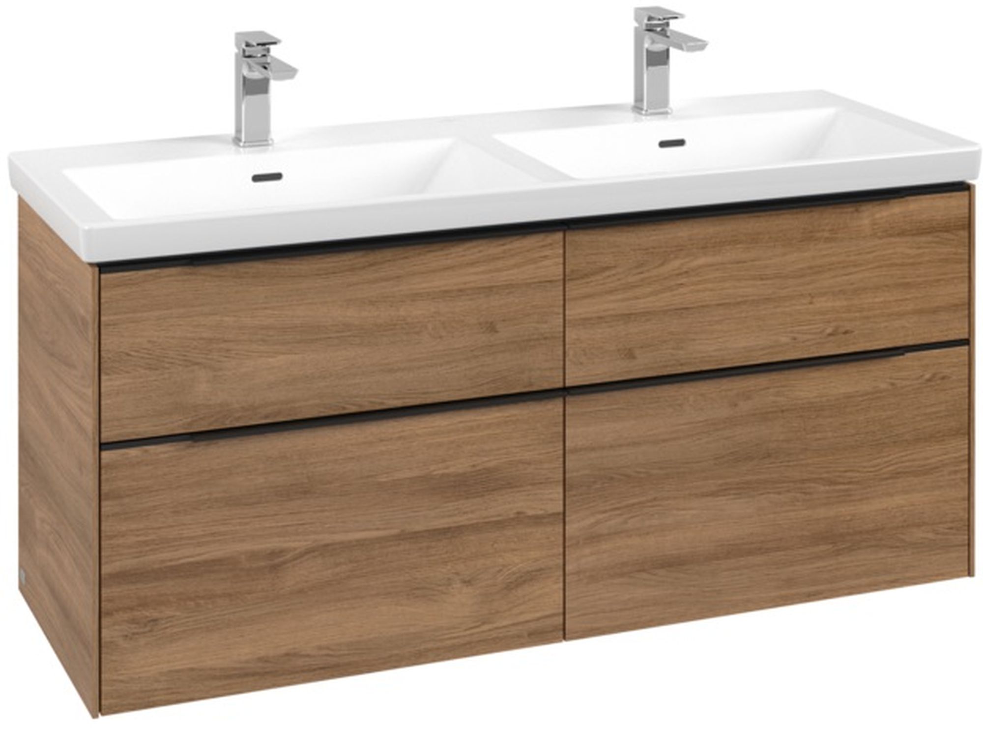 Villeroy & Boch Subway 3.0 armario 127.2x47.8x57.6 cm suspendido, para lavabo roble C56801RH