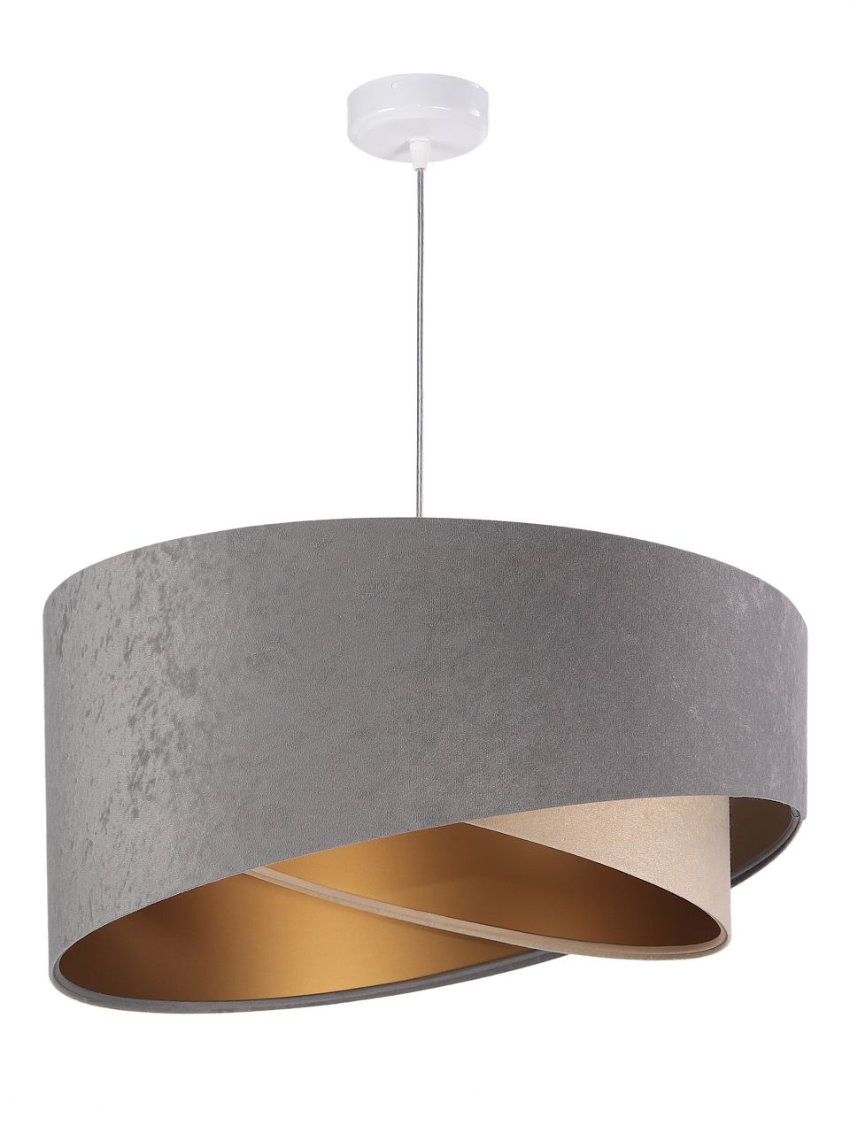 BPS Koncept Galaxy lámpara colgante 1x60 W oro-gris/gris ceniza-beige 060-050