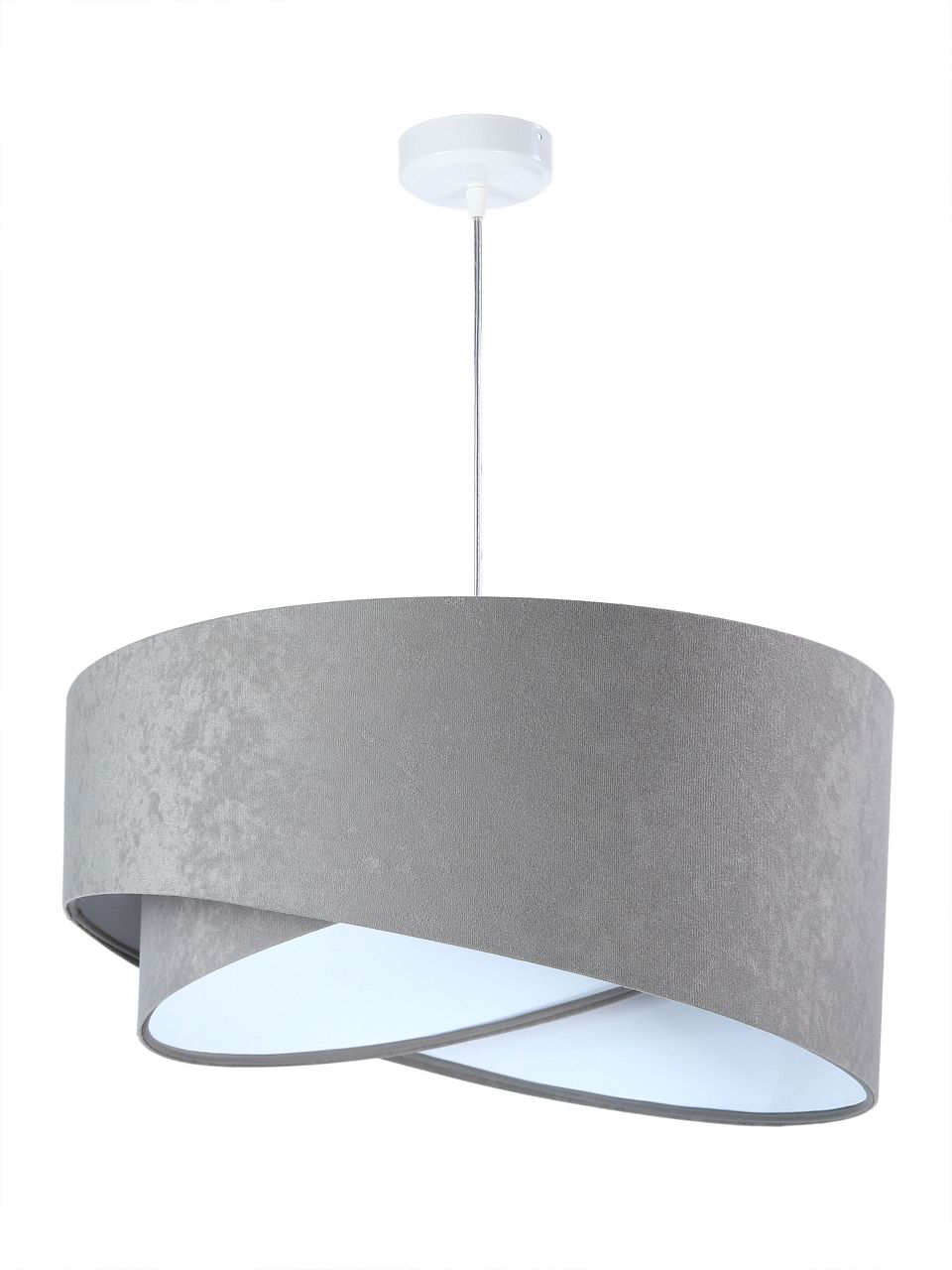 BPS Koncept Galaxy lámpara colgante 1x60 W blanco-gris/gris ceniza 060-012