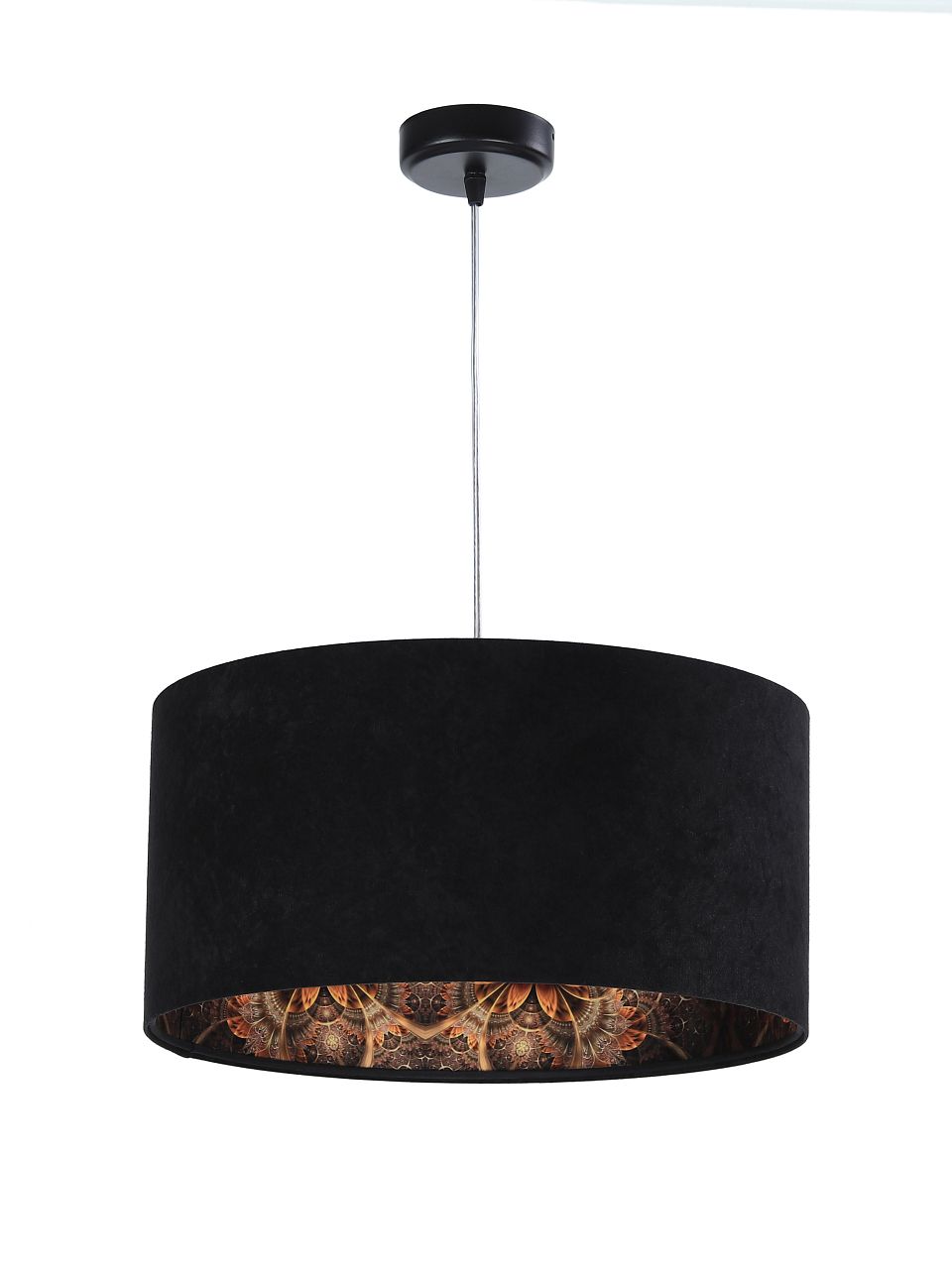 BPS Koncept Standard HomeLight lámpara colgante 1x60 W negro-patrón 030-283-40