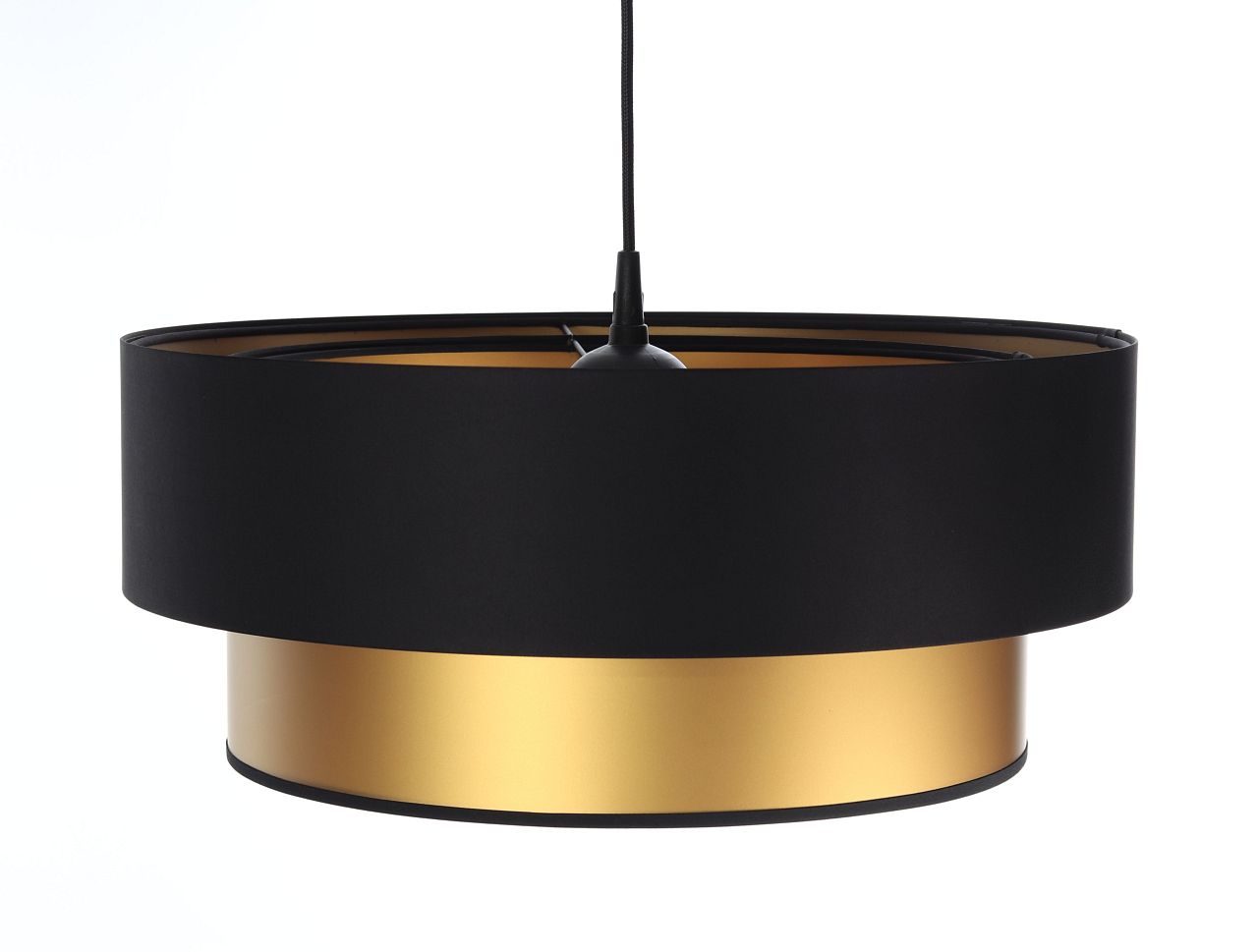 BPS Koncept Duo ellegant lámpara colgante 1x60 W negro-oro 061-044-50