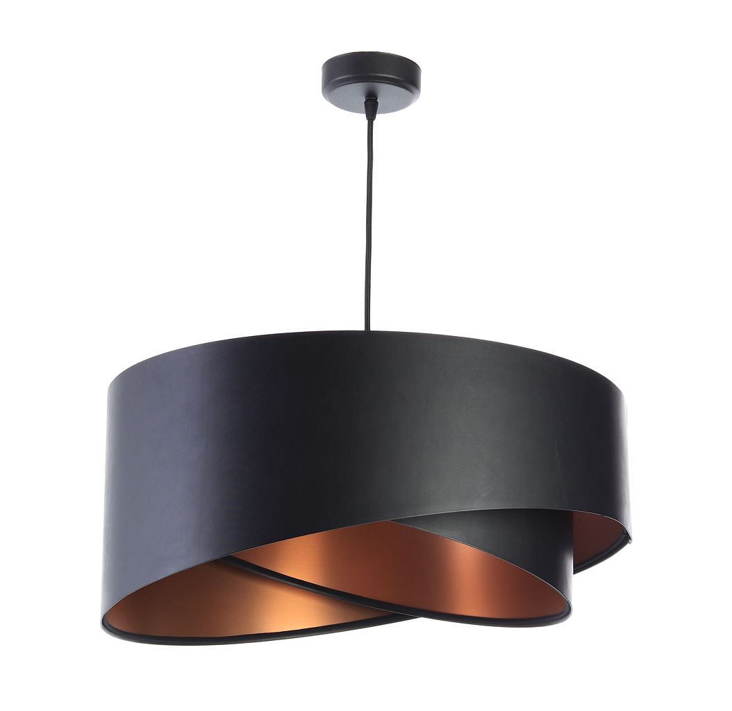 BPS Koncept Galaxy lámpara colgante 1x60 W negro-cobre 060-165