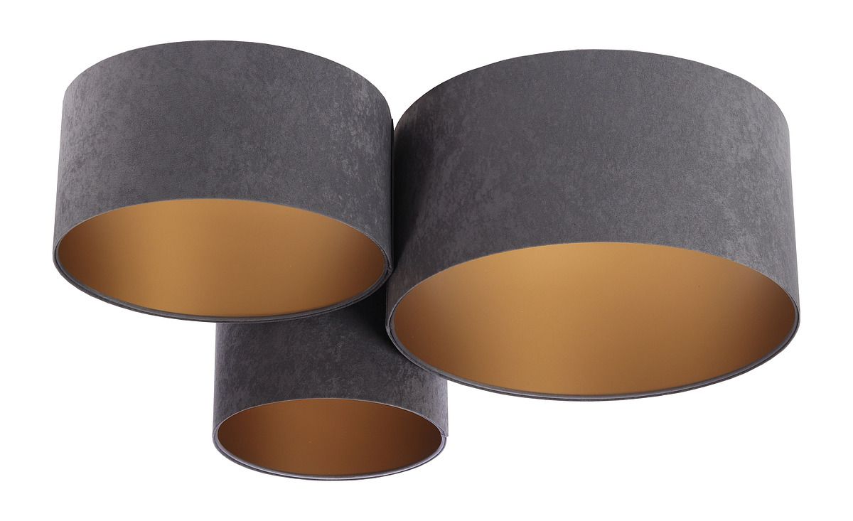 BPS Koncept Plafoniady plafón 3x60 W oro-grafito 080-053