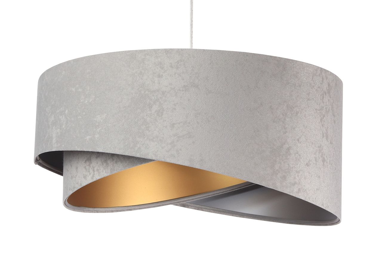 BPS Koncept Galaxy lámpara colgante 1x60 W oro-gris/gris ceniza-plata 060-MIX-013