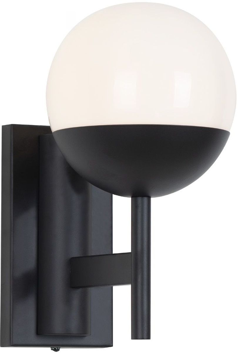 MaxLight Dallas lámpara de pared 1x40 W blanco-negro W0255