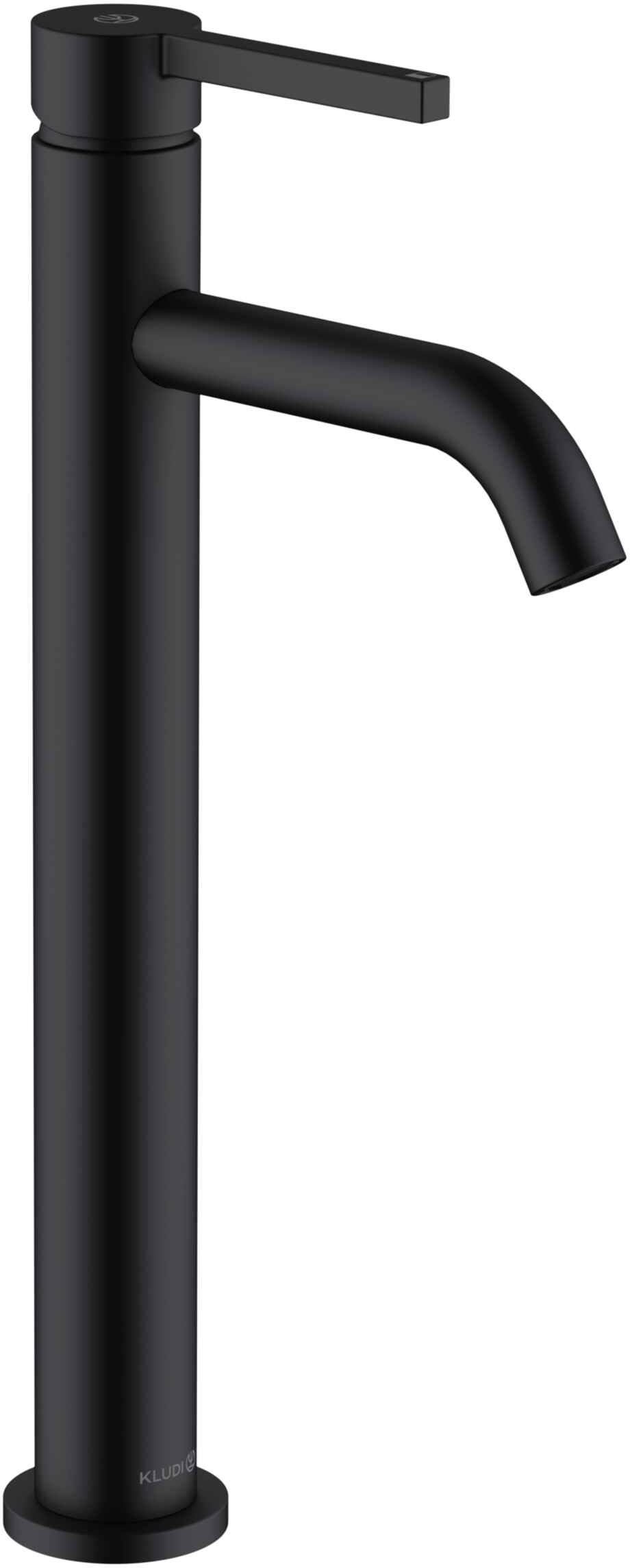 Kludi Nova Fonte Pura grifo para lavabo de pie negro 202983915