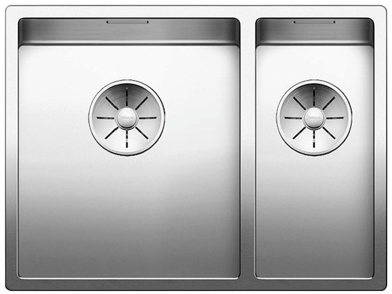 Blanco Claron 340/180-IF fregadero de acero 58.5x44 cm 521607