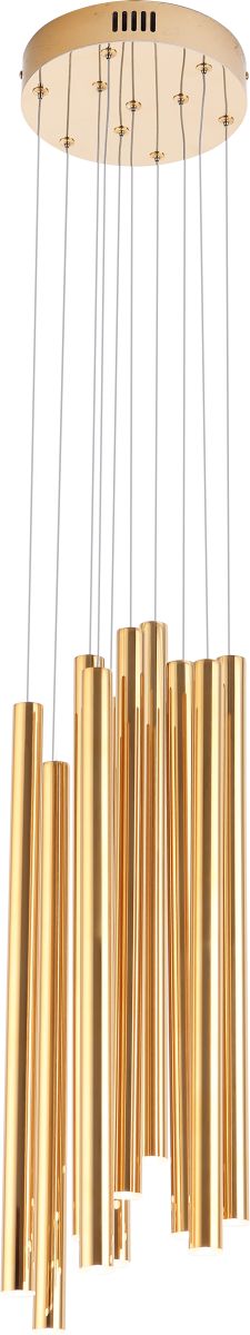 MaxLight Organic lámpara colgante x1 W oro P0265D