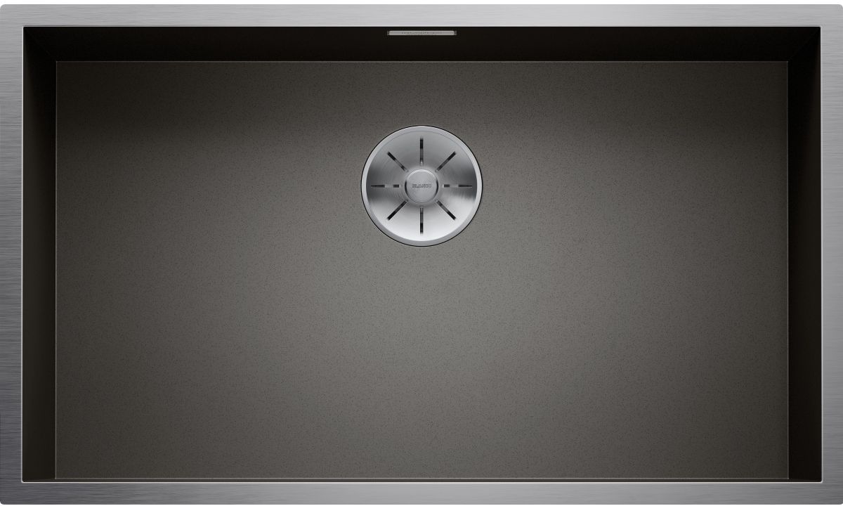 Blanco Zerox 700-U fregadero de acero 74x44 cm grafito 526244