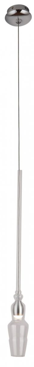 MaxLight Murano lámpara colgante 1x3 W cromo P0245