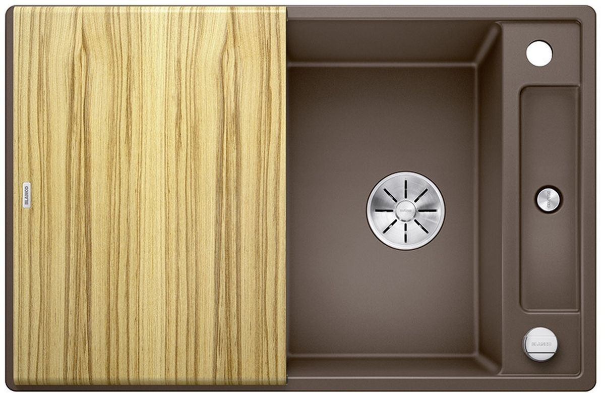 Blanco Axia III 45 S fregadero de granito 78x51 cm marrón 523182