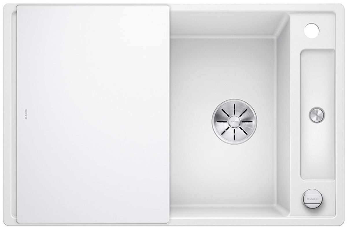 Blanco Axia III 45 S fregadero de granito 78x51 cm blanco 523187