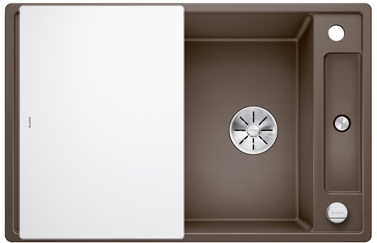 Blanco Axia III 45 S fregadero de granito 78x51 cm marrón 523192