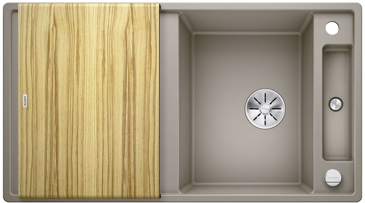 Blanco Axia III 5 S fregadero de granito 91.5x51 cm beige 523212