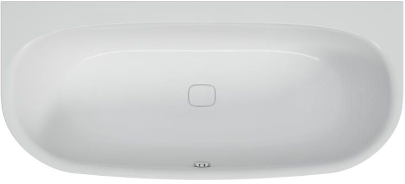 Hoesch iSensi bañera de pared 170x75 cm blanco 3817.010