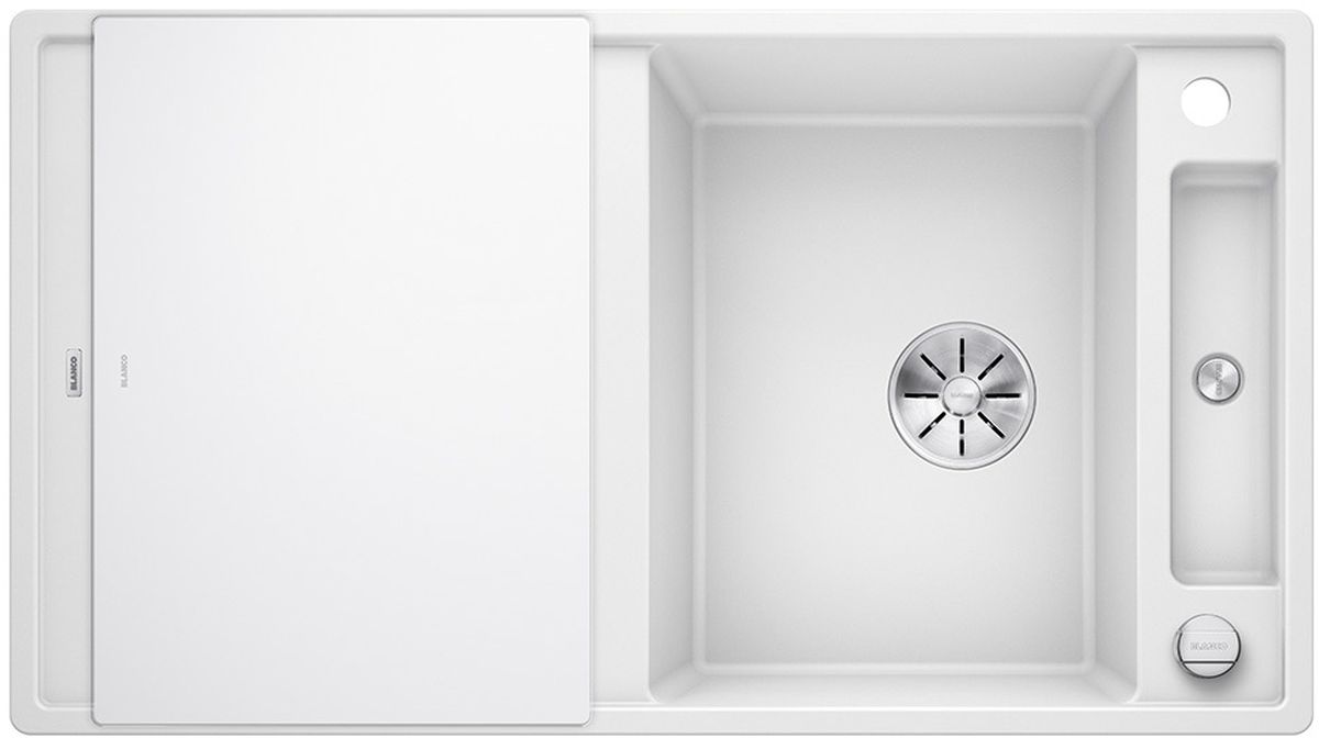 Blanco Axia III 5 S fregadero de granito 91.5x51 cm blanco 523219