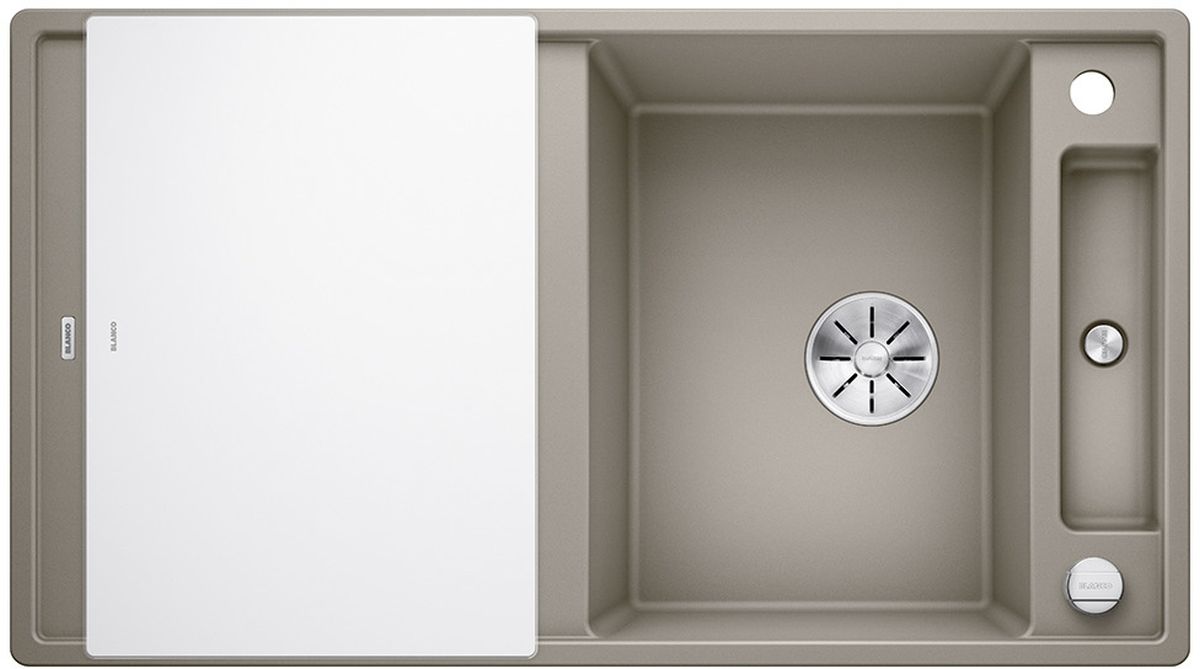 Blanco Axia III 5 S fregadero de granito 91.5x51 cm beige 523222