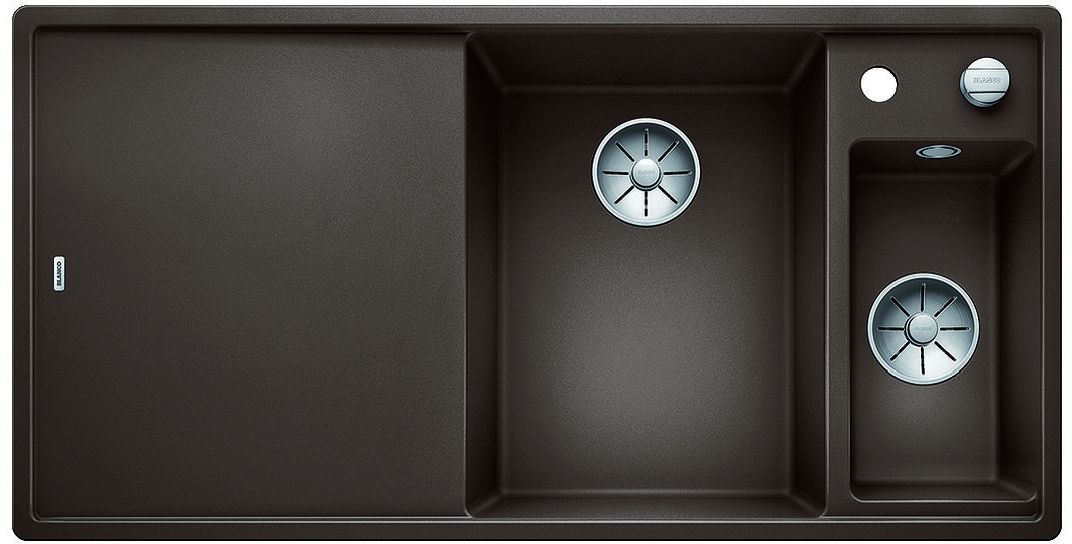 Blanco Axia III 6 S fregadero de granito 100x51 cm marrón 523471