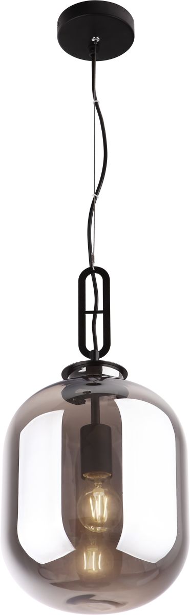 MaxLight Honey lámpara colgante 1x60 W negro-humado P0296