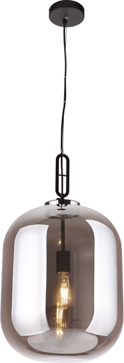 MaxLight Honey lámpara colgante 1x60 W negro-ahumado P0298