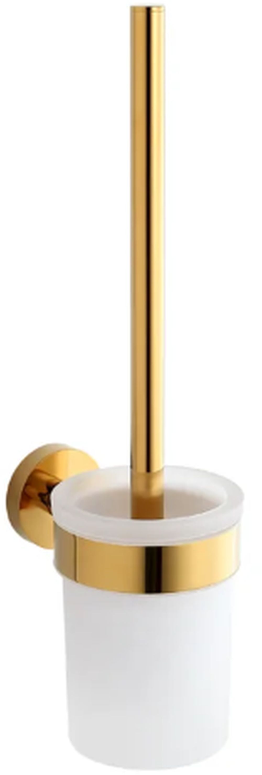 Stella Classic escobilla de baño atornillado cristal-oro 07.431-G