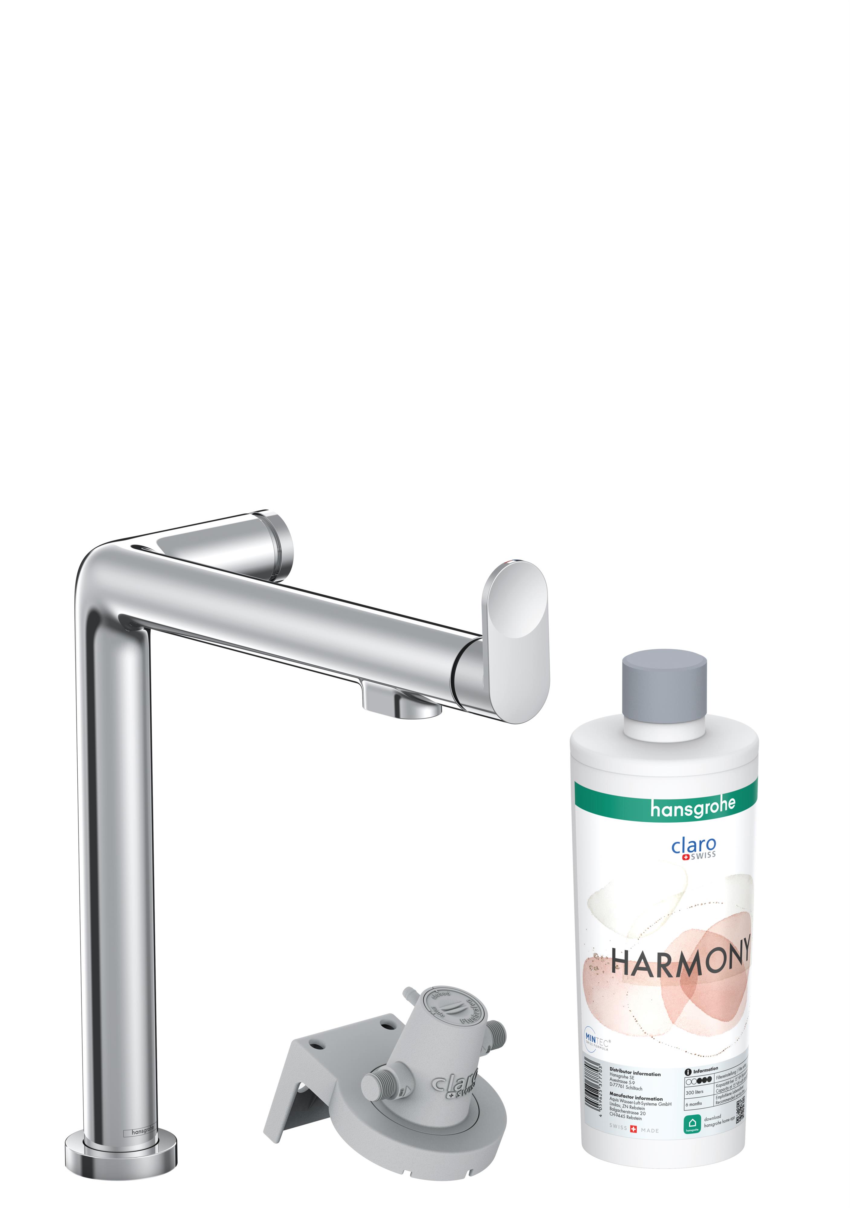 Hansgrohe Aqittura M91 grifo de cocina con filtro de pie cromo 76802000