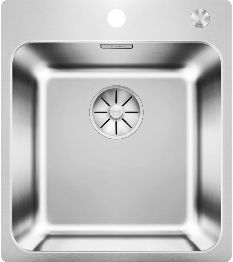 Blanco Solis fregadero de acero 50x44 cm acero 526119