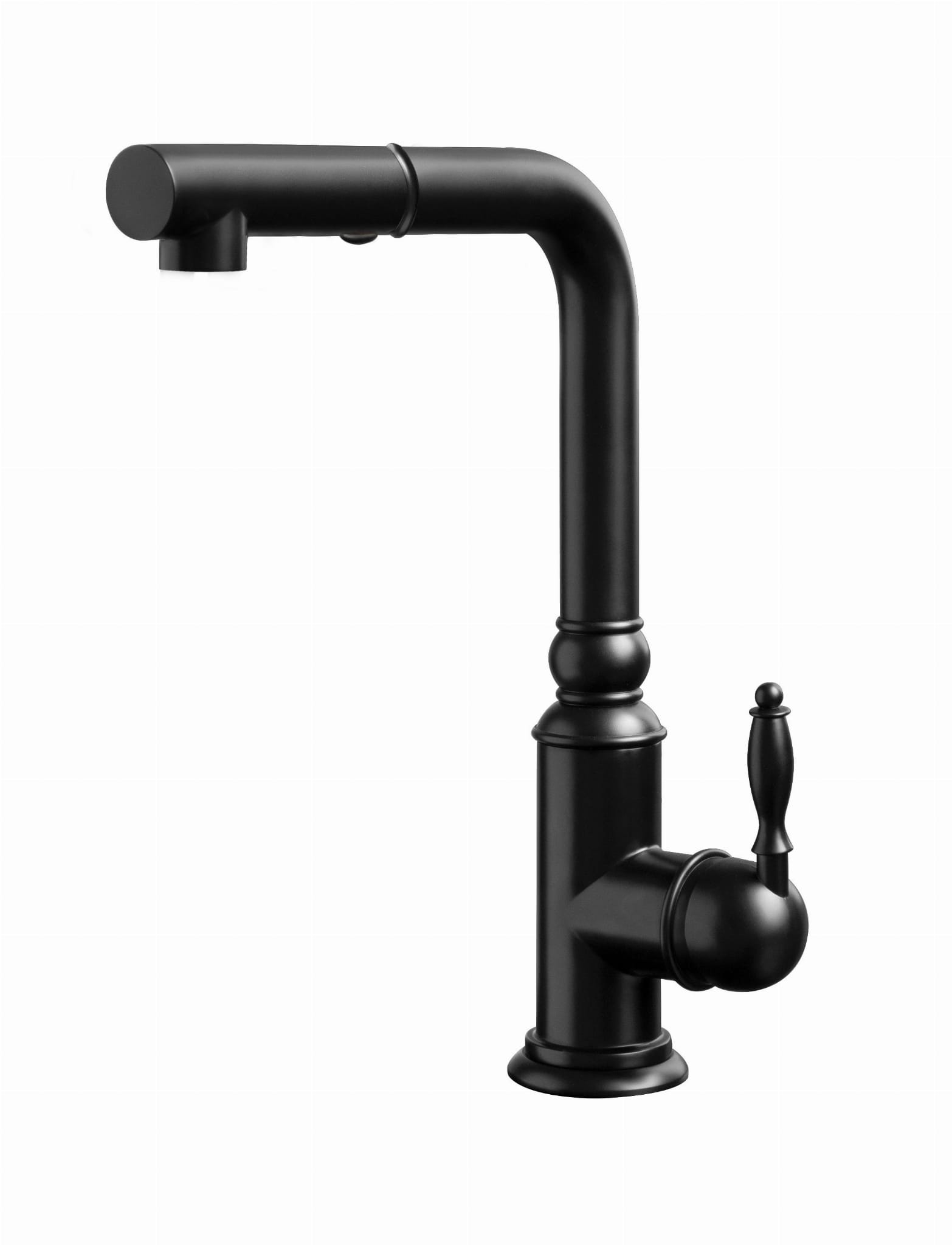 Berg Retro WW grifo de cocina de pie negro 830157B