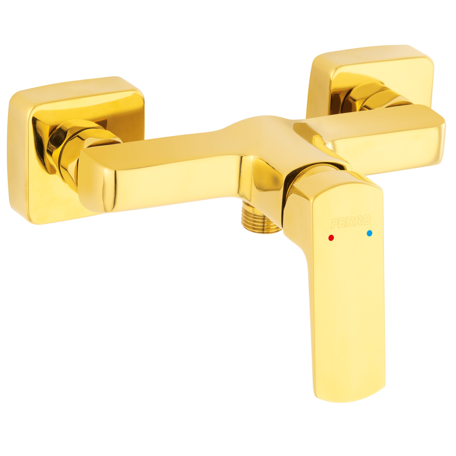 Ferro Vitto Gold VerdeLine grifo para ducha a pared oro BVI7VLG