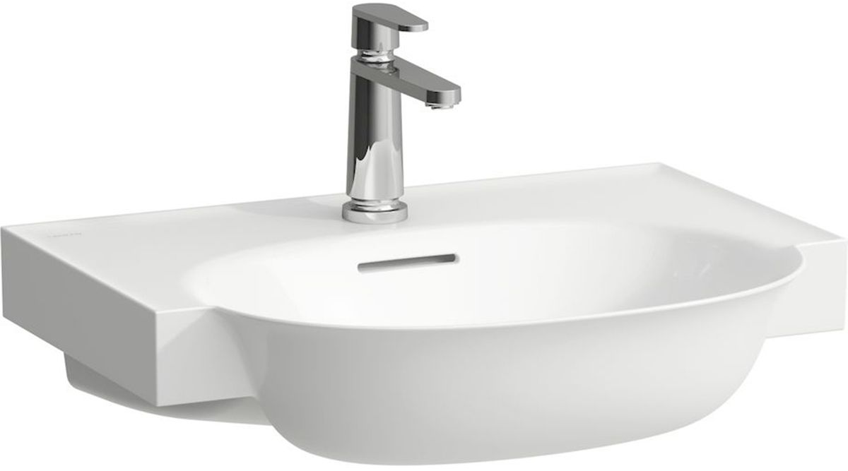 Laufen The New Classic lavabo 60x48 cm semicircular clásico-para mueble blanco brillante H8138530001091