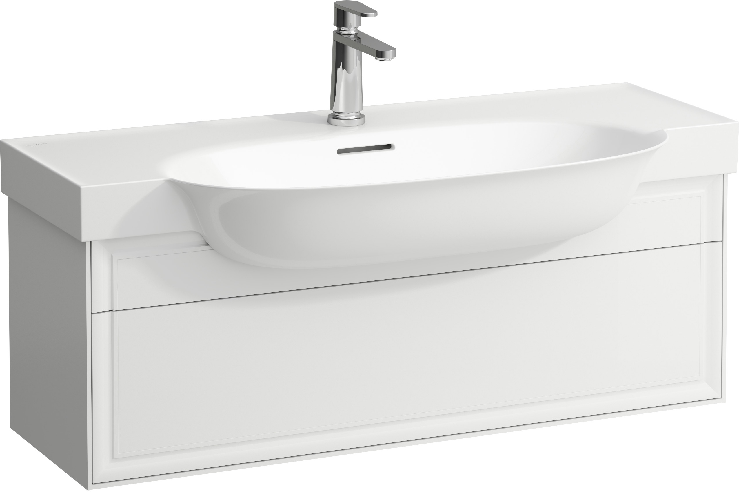Laufen The New Classic armario 97.6x31.6x34.6 cm suspendido, para lavabo blanco H4060910856311