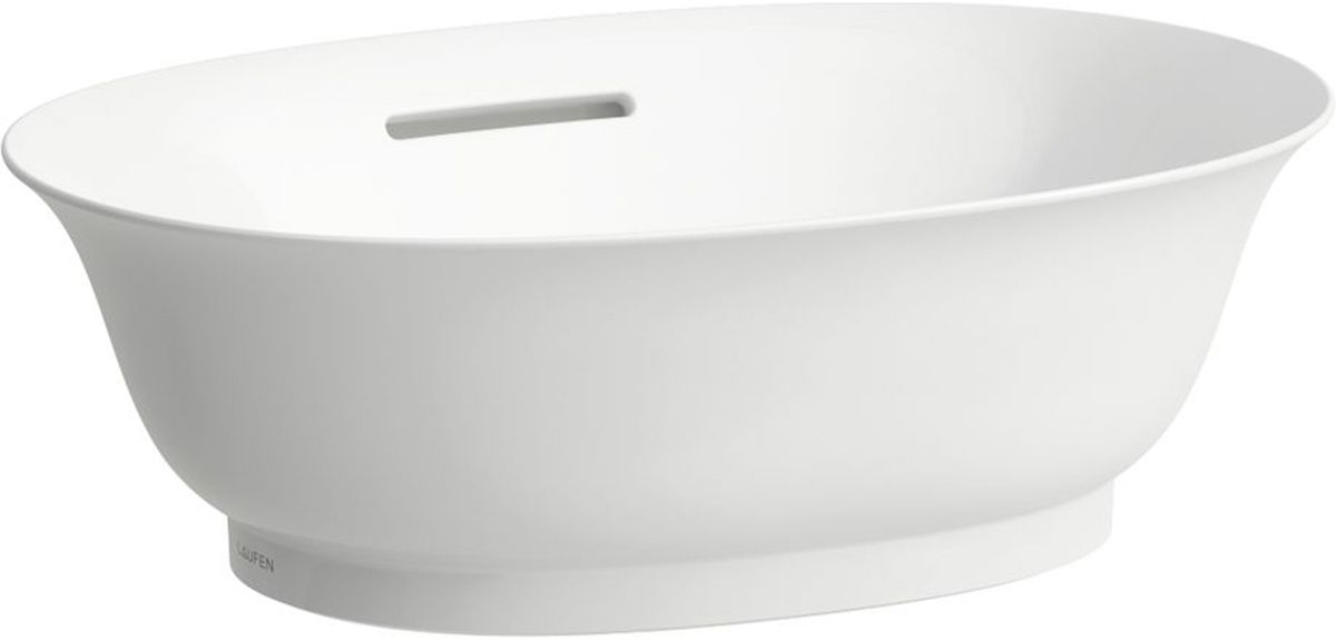 Laufen The New Classic lavabo 45x31 cm oval sobre encimera blanco H8128514001091
