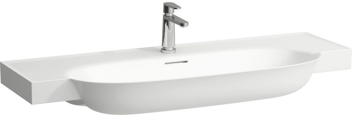 Laufen The New Classic lavabo 120x48 cm semicircular clásico-para mueble blanco brillante H8138584001041