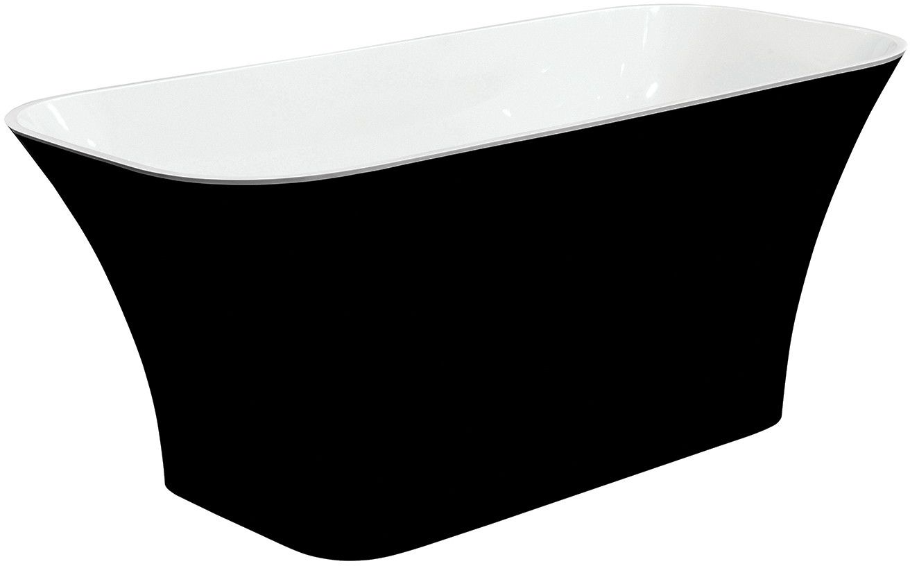 Besco Assos bañera exenta 160x70 cm rectangular bicolor #WMMC-160-AKC