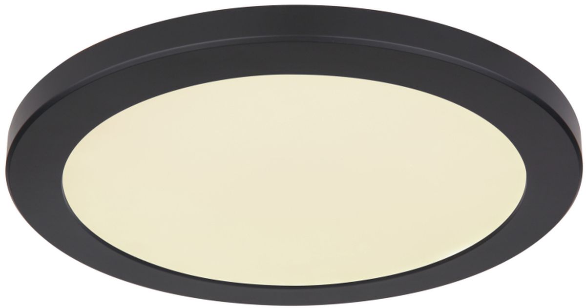 Globo Lighting Lasse plafón 1x24 W blanco-negro 12379-24B