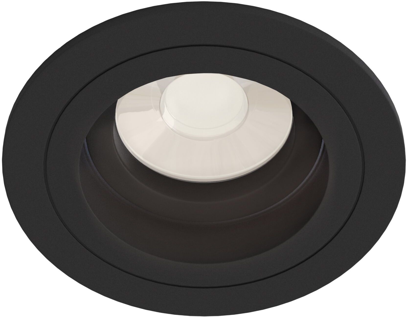 Maytoni Atom lámpara empotrada 1x50 W negro DL025-2-01B