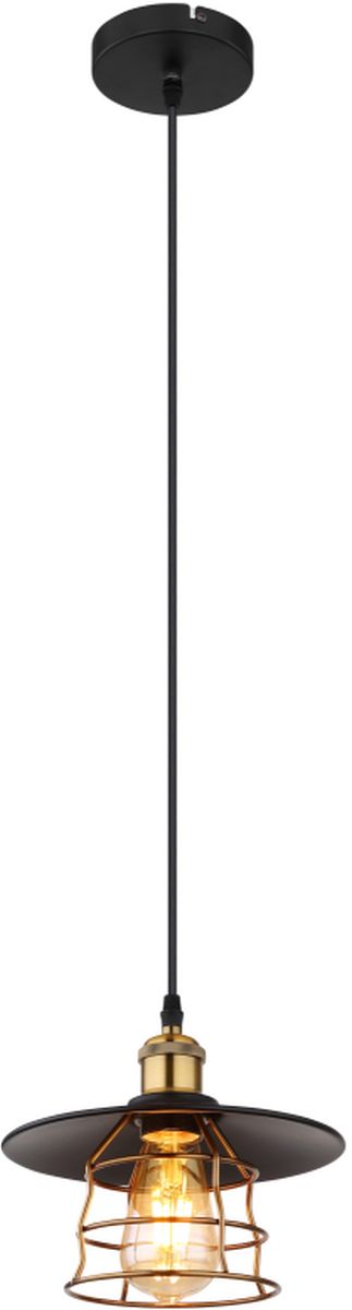 Globo Lighting Viejo lámpara colgante 1x60 W negro-cobre 15086BH