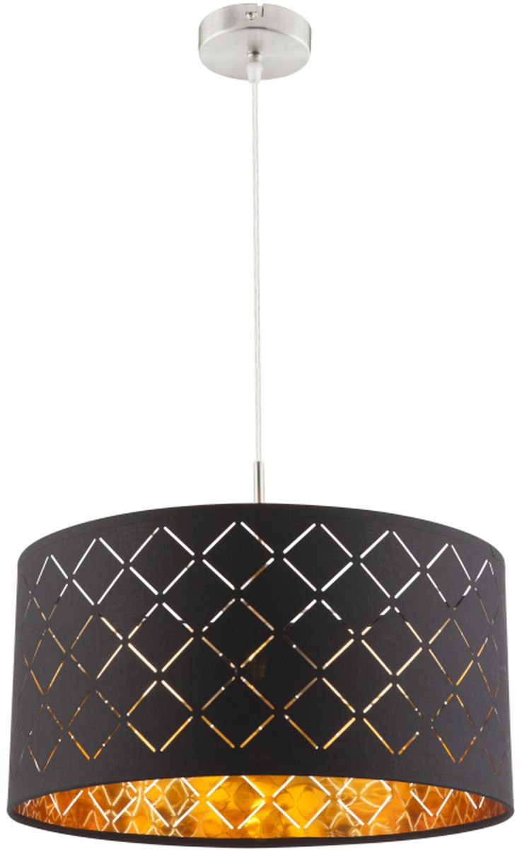 Globo Lighting Clarke lámpara colgante 1x60 W negro-oro 15229H