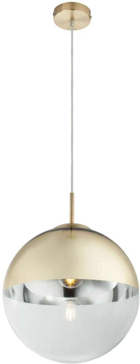 Globo Lighting Varus lámpara colgante 1x40 W transparente-oro 15857