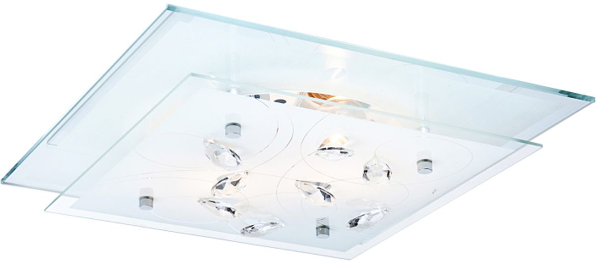 Globo Lighting Jasmina plafón 2x60 W blanco 40408-2