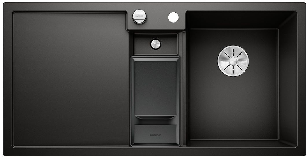 Blanco Collectis 6 S fregadero de granito 100x51 cm negro 525866