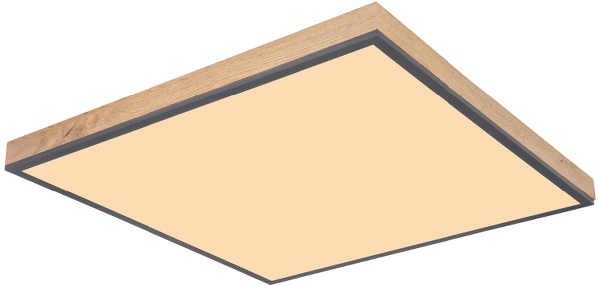 Globo Lighting Doro plafón 1x36 W blanco-madera-grafito 416080WD3