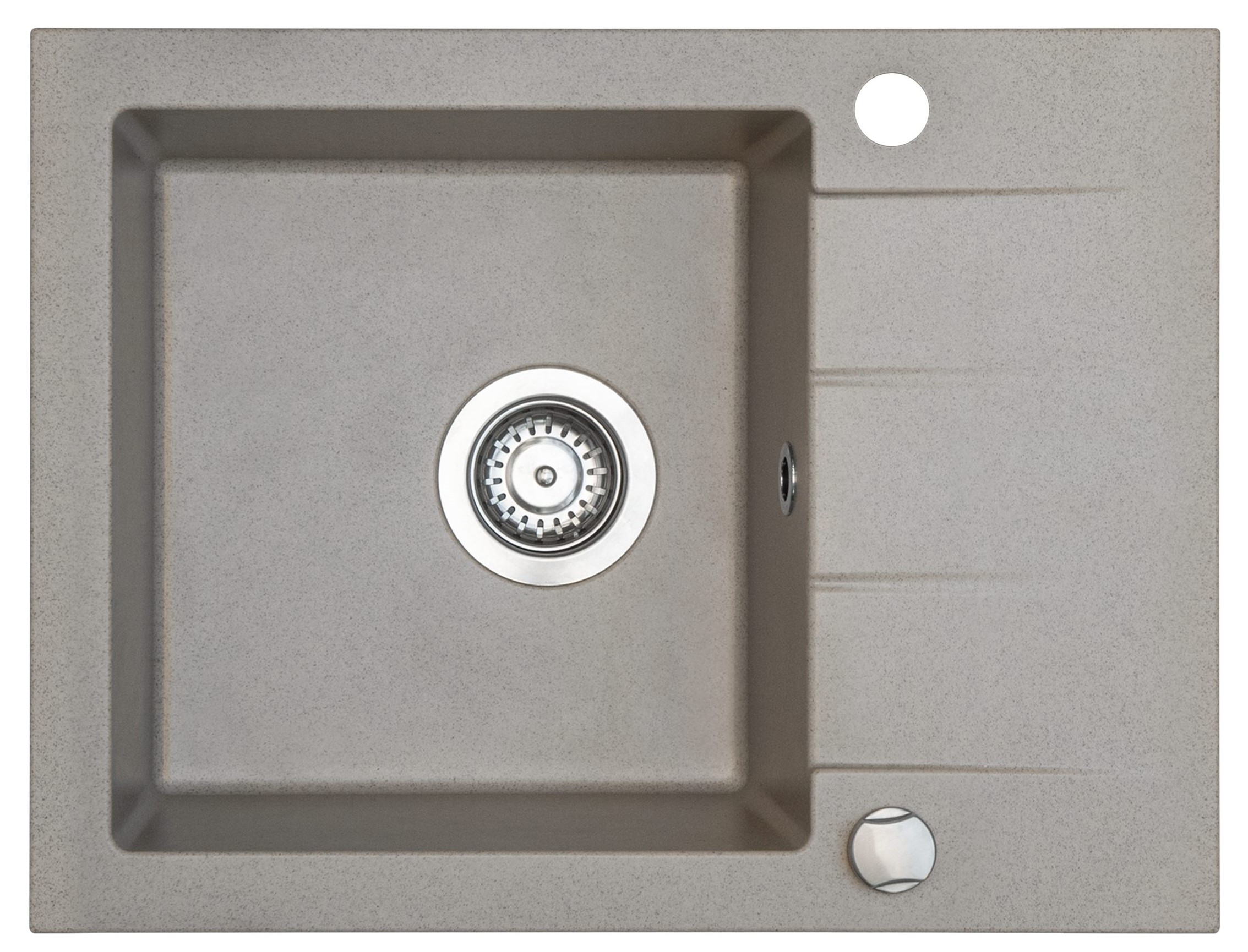 iceBerg Focus fregadero de granito 58x44 cm beige ZFS0711A